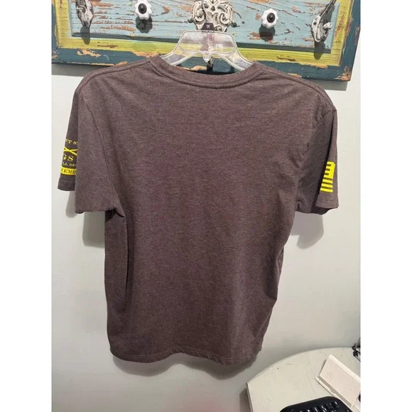 Grunt Style Club Member "Warheads on Foreheads" graphic t-shirt in heather brown - Picture 5 of 5